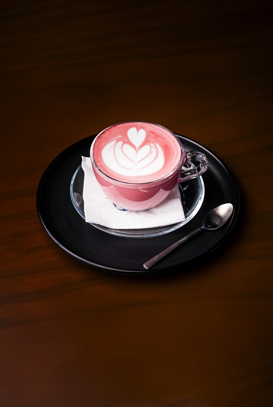 Beetroot latte