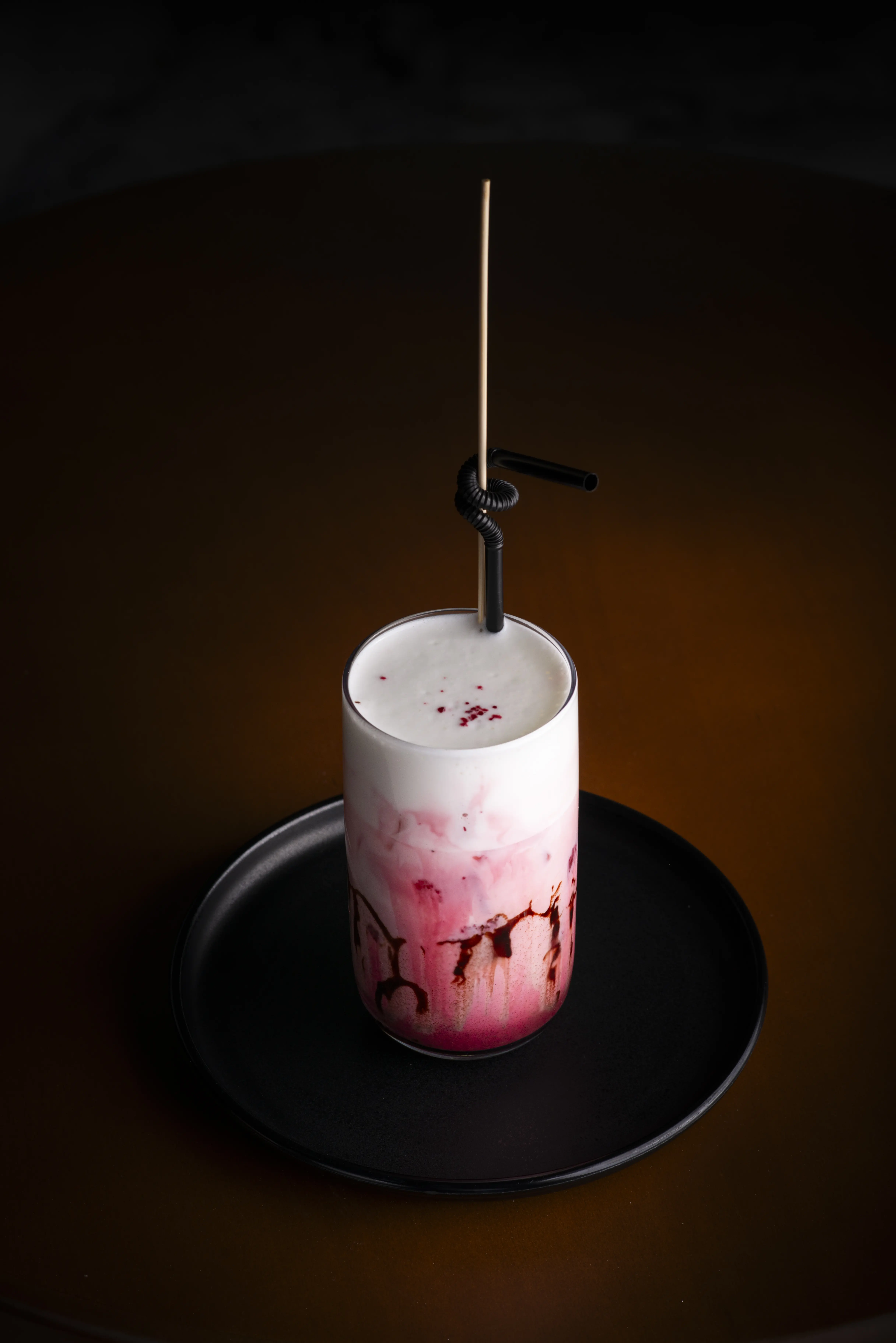 Ice Beetroot latte